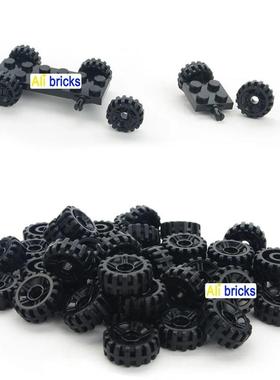 【50g】21445/4600/2926/30157/车轮/方向盘小颗粒积木散件零配件