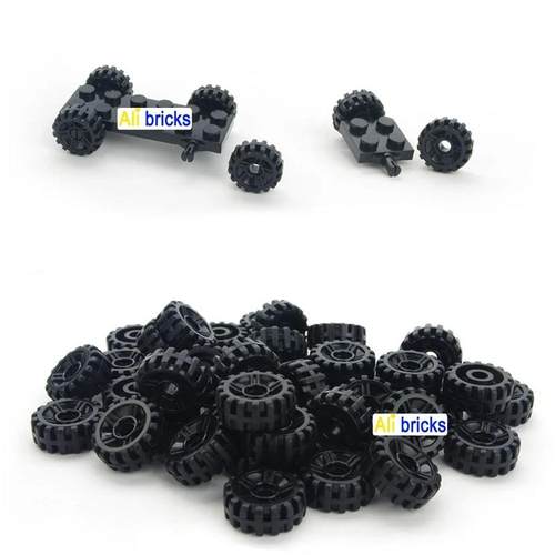 【50g】21445/4600/2926/30157/车轮/方向盘小颗粒积木散件零配件