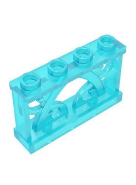 【50g】MOC跨境19121小颗粒积木益智零配件1x4x2花式栏杆围栏栅栏