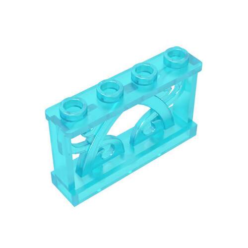 【50g】MOC跨境19121小颗粒积木益智零配件1x4x2花式栏杆围栏栅栏