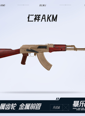 仁祥AKM电动连发74MN玩具枪AK风暴真人CS突击步枪成人AK47任翔102