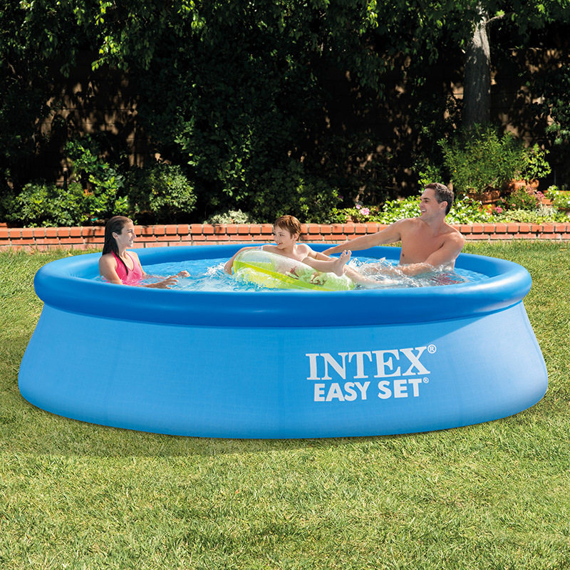 intex 28120简洁式蝶形家庭游泳池 戏水池充气水池 养鱼池