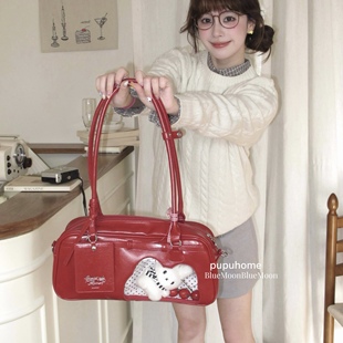 pupuhome馒头猫正版法棍痛包单肩腋下包通勤百搭10cm娃包追星女包