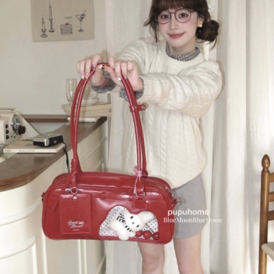 pupuhome馒头猫正版法棍痛包单肩腋下包通勤百搭10cm娃包追星女包