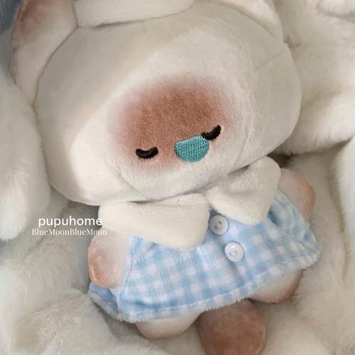 馒头猫pupu晚安小天使娃娃毛绒挂件可爱书包挂饰玩偶公仔小猫玩偶