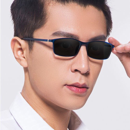 2025新款偏光太阳镜男女士时尚潮方形小窄框开车驾驶眼镜情侣墨镜