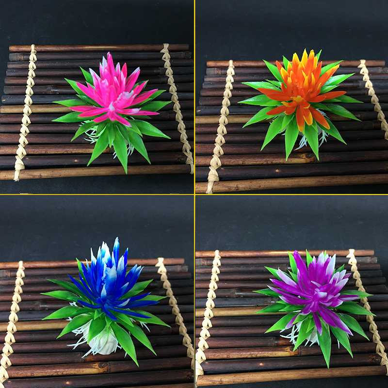 酒店餐厅冷菜菜品意境盘饰小摆件刺身拼盘创意摆盘装饰花草小花