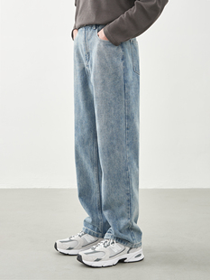 Liberty Kostume 牛仔裤直筒休闲百搭蓝色潮流街头男女士