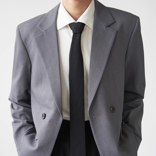 单排扣平驳领休闲通勤学院风商务百搭男女 西服装 Liberty Kostume