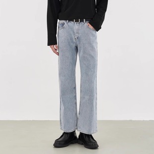 Liberty Kostume 牛仔裤微喇复古水洗浅蓝休闲百搭