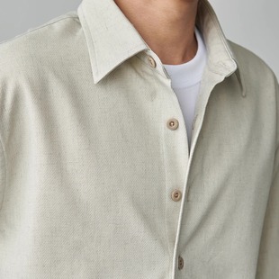 Liberty Kostume 衬衫斜纹长袖尖领国风春秋冬男女