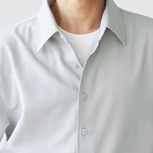 Liberty Kostume 莫兰迪色衬衫纯色长袖宽松休闲秋冬春季衬衣男女