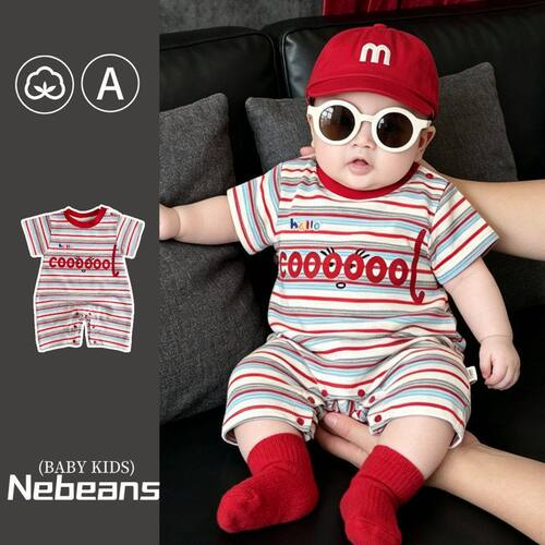 26夏季新品婴儿连身衣外出服夏天