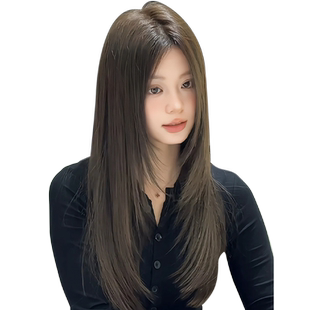 高层次假发片女增发量蓬松一片式长直发内扣隐形无痕短发接发贴片