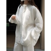 时尚 冬季 新款 感简约休闲圆领莼色蕾丝双层棉服宽松显瘦保暖外套女