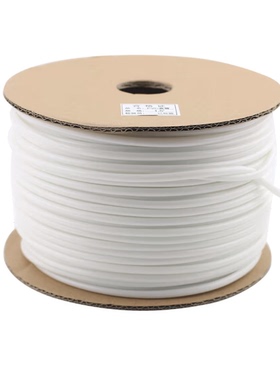 国标6-10平方内齿白色号码管6mm 线号管内径5mm 1KG/卷 打码管