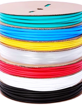 2倍收缩绿色热缩管Ф5 热缩套管5mm 环保防水 足米绝缘 十色选