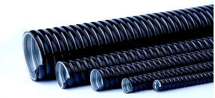 直批京生低档阻燃包塑金属软管dn16-100 蛇皮管dn20 穿线管波纹管