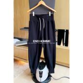 宽松棉卫裤 锥形收口束脚裤 INS潮流长裤 秋冬新品 灰色百搭运动裤 男