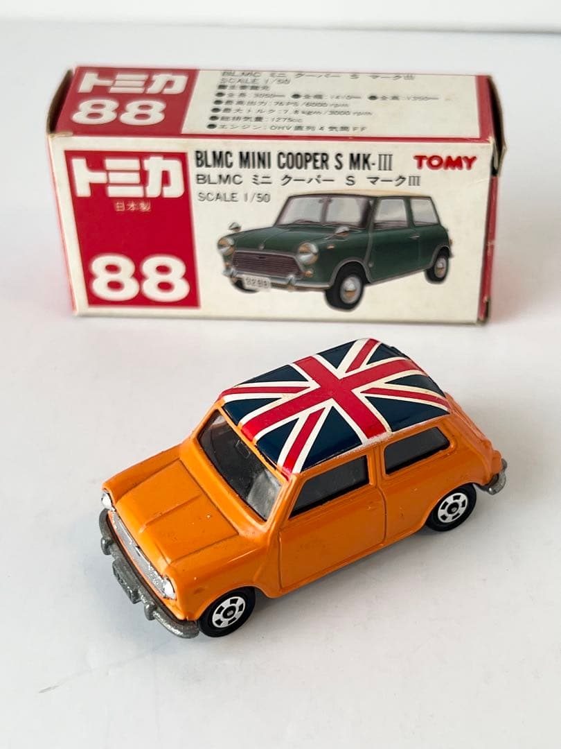 Tomy多美卡tomica日本制 红白盒 88号 BLMC Mini Cooper S MK-III