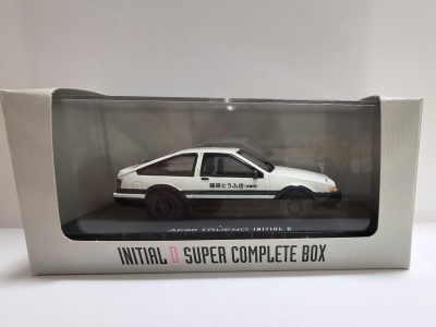 143丰田INITIAL D SUPER COMPLETE BOX  特典AE86头文字D藤原拓海