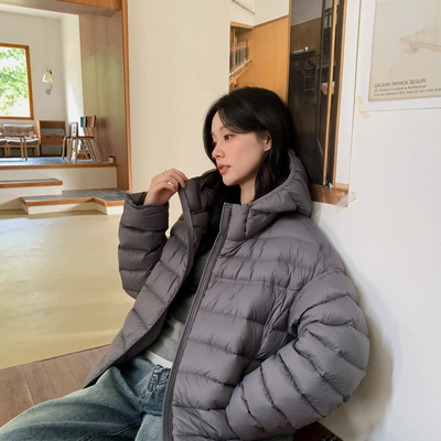 诺华NovaBloom-巨好看轻薄连帽羽绒服(含90白鸭绒)GD3619577