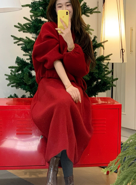 Vaoom-氛围感后绑带设计独特温柔感保暖毛衣（含9.3绵羊毛）K1711