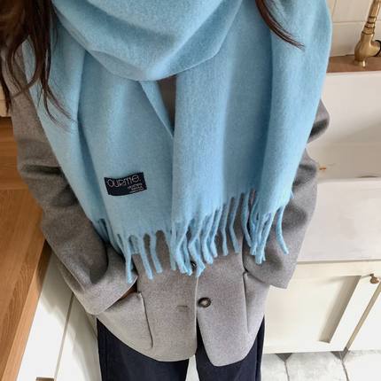 SOLO'S ACC-新款韩系百搭高级氛围感加厚保暖针织围巾RDCS