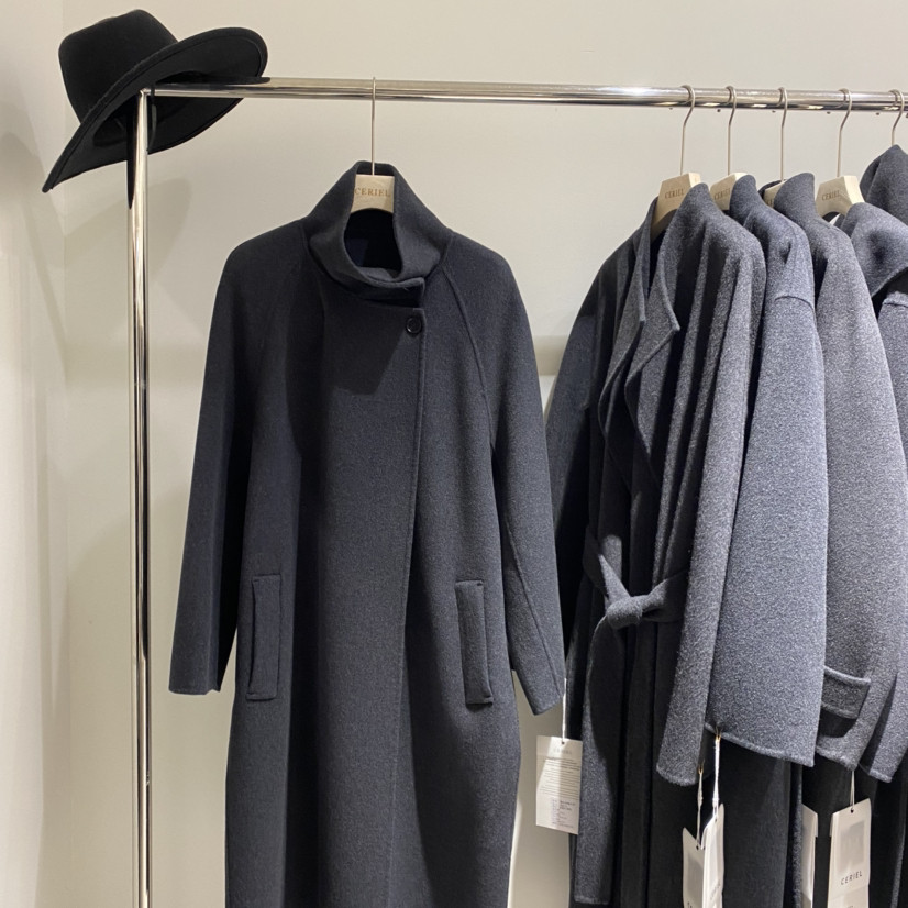 some-羊绒赫本风立领修身长款羊毛外套(配腰带)（含55羊毛）s8813,女装/女士精品,羽绒服,淘宝优惠券,粉丝福利购,淘宝优惠卷