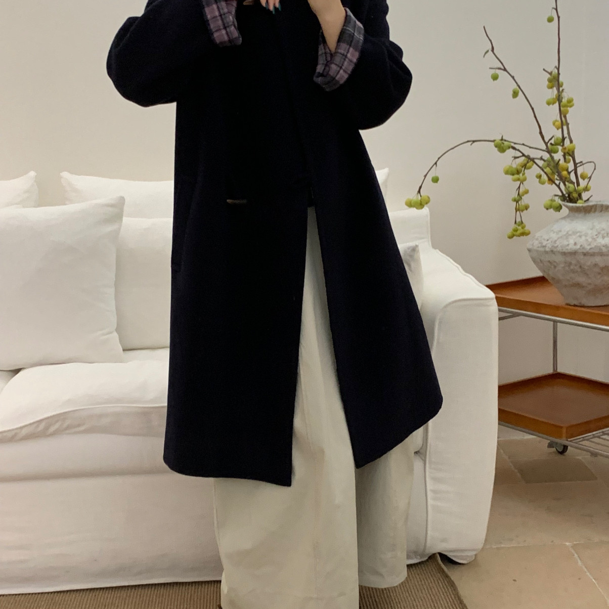 手严选-泡菜馆-中长羊毛外套(配可拆卸帽子)（含89.9澳毛）S1088,女装/女士精品,羽绒服,淘宝优惠券,粉丝福利购,淘宝优惠卷