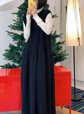 Vaoom-超出片少女心后背系带设计羊毛连衣裙(含8.6绵羊毛)K1737