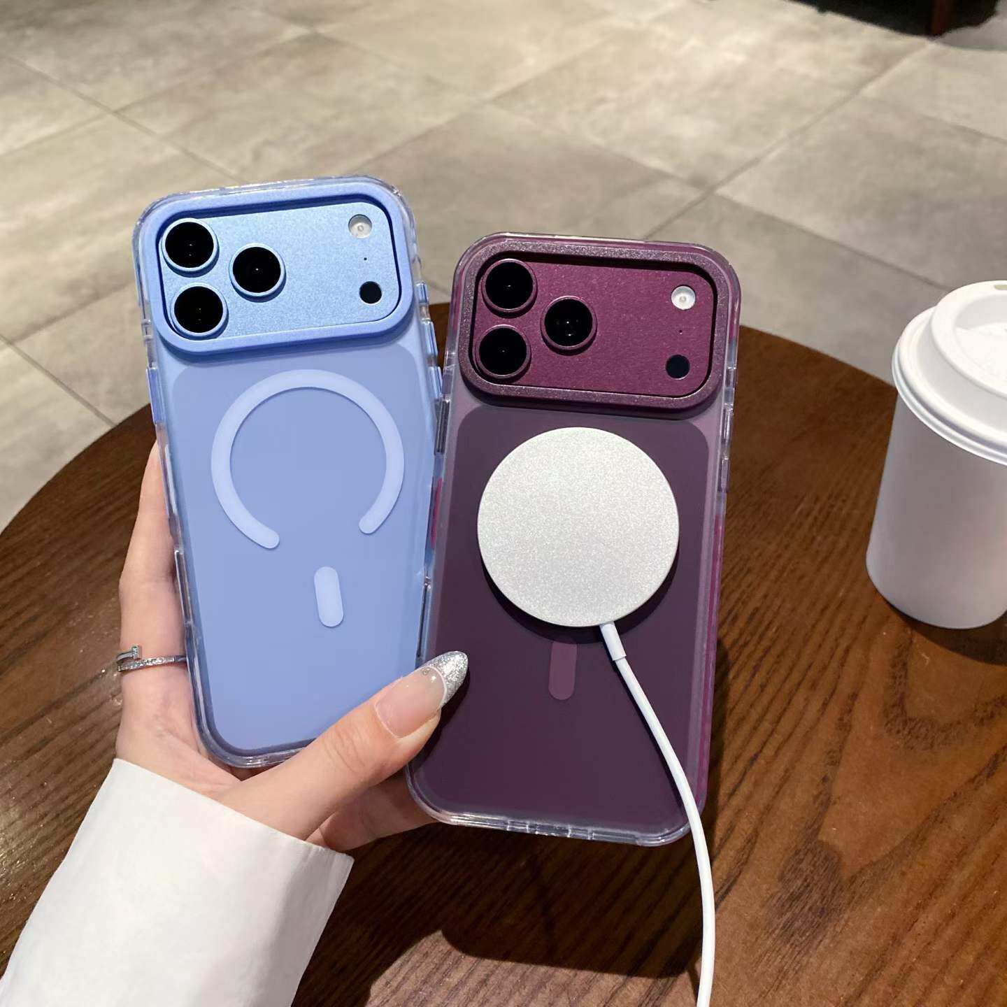 简约磨砂磁吸iPhone手机壳