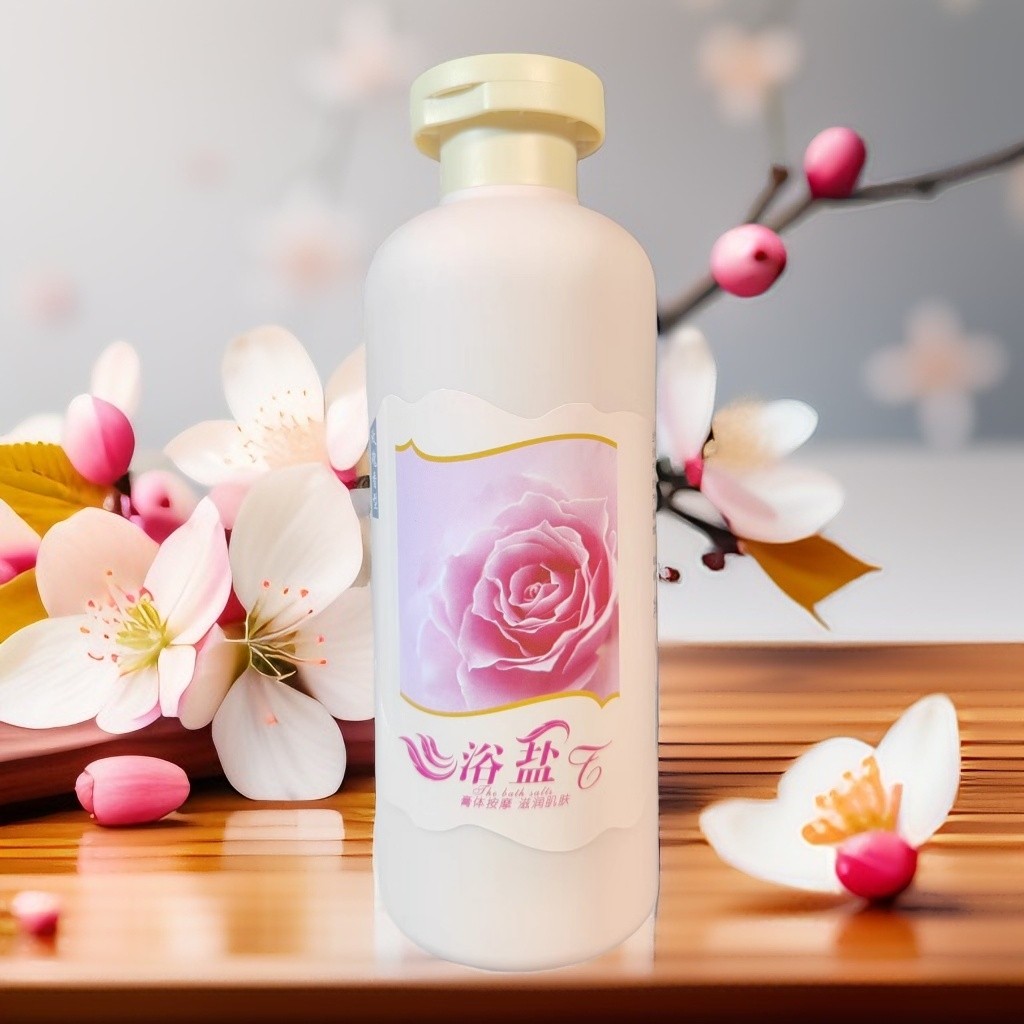 沐浴奶盐清洁保湿去角质盐杀菌奶浴磨砂颗粒海盐洗澡盐大容量润肤