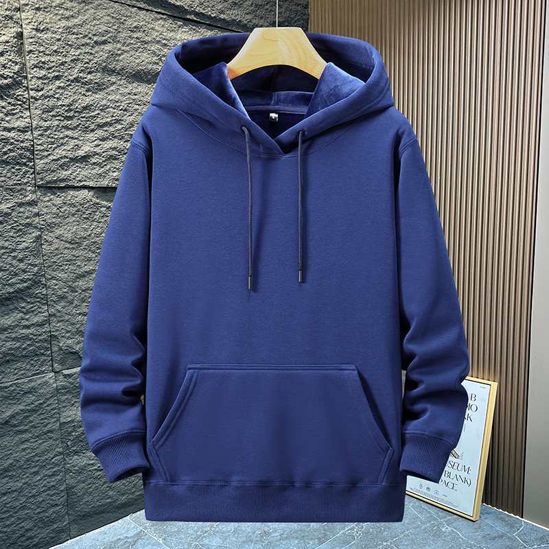 银狐绒大码连帽帽衫卫衣