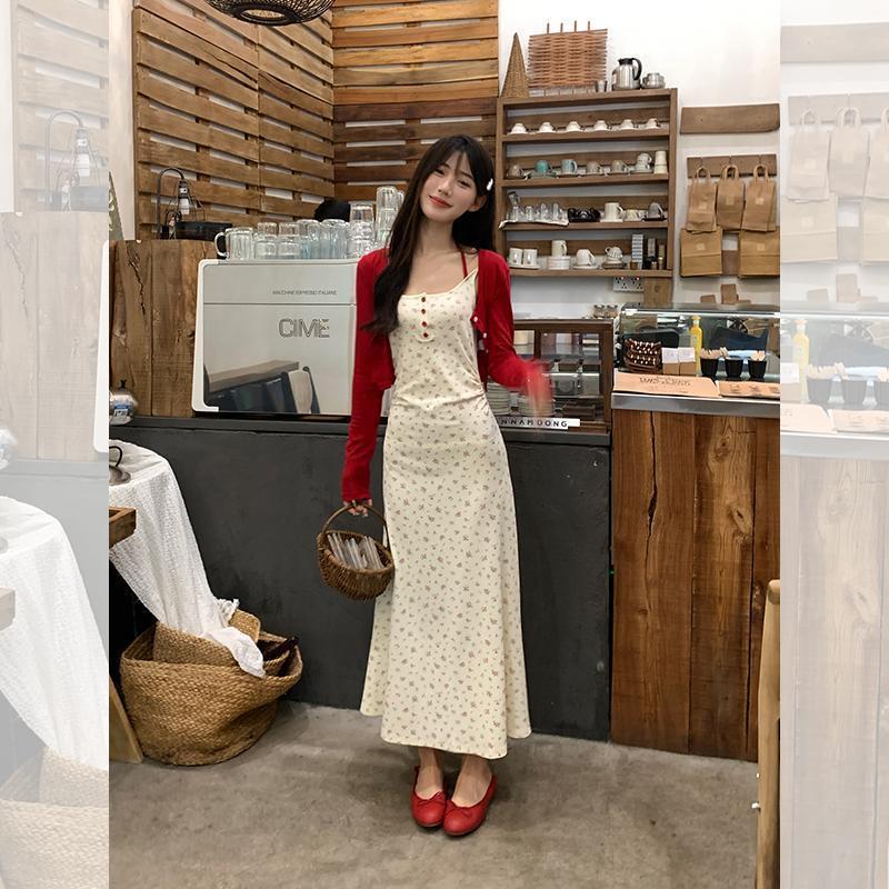 韩版辣妹长袖红色防晒小图片