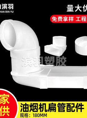 厨房排集扁成灶PVC阻燃烟管