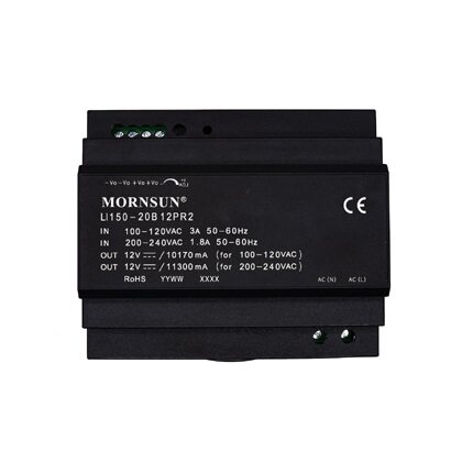 LI150-20B12PR2/20B15/20B24/20B48高品质AC-DC 150W导轨电源全新