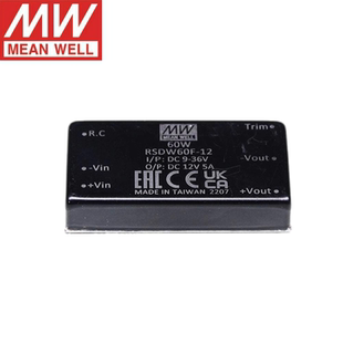 明纬电源RSDW 60F/60G/60H-03/05/12/15/24/48 60W转换器3.3/5V
