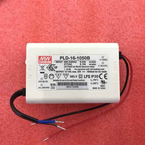 台湾明纬PLD-16 LED开关电源350/700/1050/1400塑壳防水PFC A/B