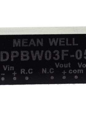 台湾明纬DC-DC模块电源DPBW03G/03F 5V12V15V SIP封装DC-DC稳压05