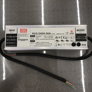 WELL MEAN 开关电源 HLG 台湾明纬 240W 36A 240H 36V6.7A