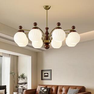 中古风客厅吊灯法式复古大厅主灯餐厅卧室书房美式灯具