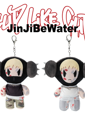 补货中 cuplikecup联名JinjiBeWater_隼说唱人物充棉毛绒玩偶挂件