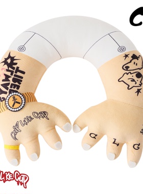 CLC联名觉醒派对原创纹身手指U型枕颈部靠枕护颈枕飞机旅行办公室