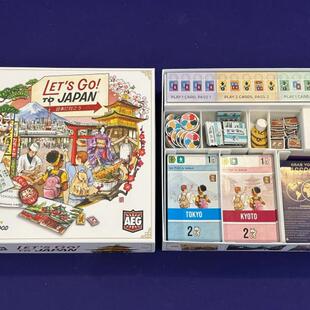 来去日本 Let's Go! To Japan 桌游收纳 3D打印(仅收纳无桌游)