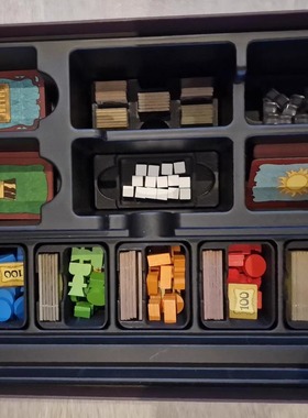 布鲁塞尔1893 美好年代 Bruxelles 1893 桌游收纳 3D打印(仅收纳)