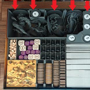 命运之轮 Destinies 桌游收纳 3D打印（仅收纳无桌游）支持扩展