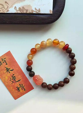撞色新款双拼气质手链民族风