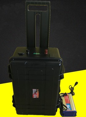 拉杆箱 户外移动 12V300AH全固态磷酸铁锂电池 户外便携式电源