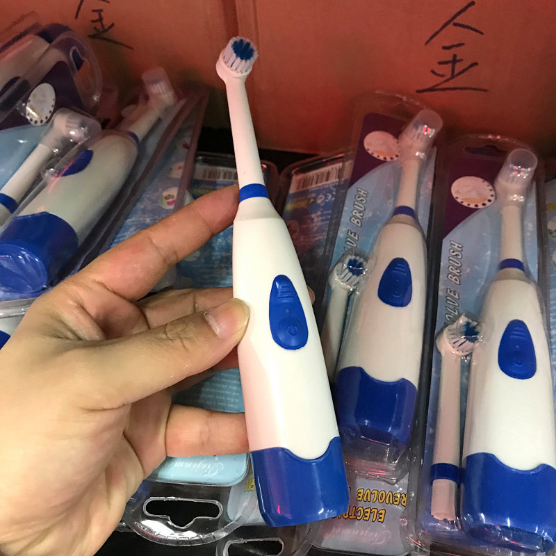 超好用！出口单！情侣款成人全自动懒人电池式情侣电动牙刷礼品